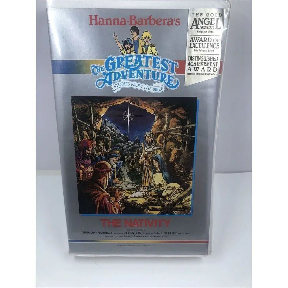 *The Nativity VHSThe Greatest Adventure Stories From The Bible Hanna-Barbera1987
